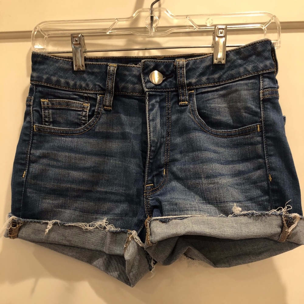 American American Eagle Blue Jean Shorts Size 2